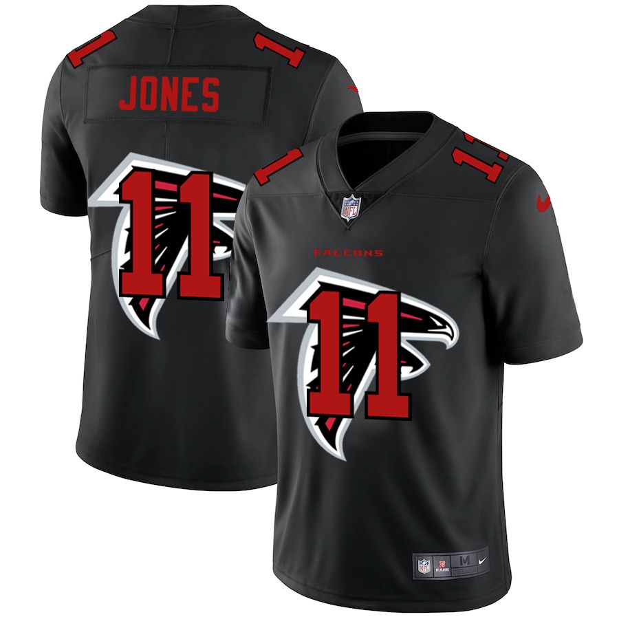 Men Atlanta Falcons #11 Jones Black shadow Nike NFL Jersey